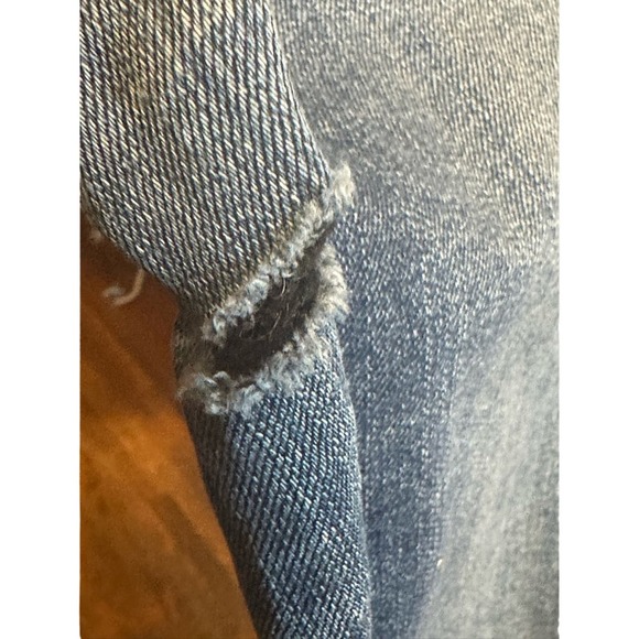 Used Wrangler Booty Up Ladies American Royal Low Rise Dark Stonewash 10MWZAR - Picture 2 of 10